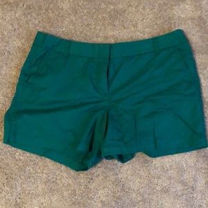 J crew 5” shorts (emerald)